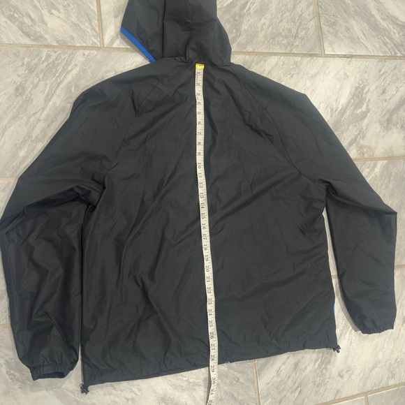 New Balance Mens Black & Blue Windbreaker Full Zip Jacket Size XL - Picture 4 of 8